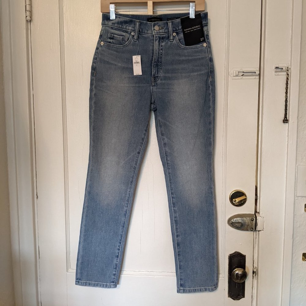 Banana Republic High Rise Slim Jeans, NWT, Size27